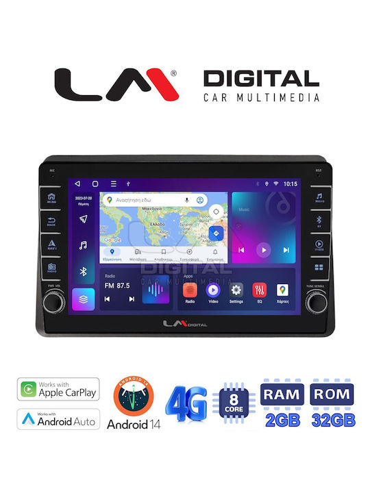 LM Digital Sistem Audio Auto pentru Opel Movano Renault Maestru Nissan NV400 (Bluetooth/USB/WiFi/GPS/Apple-Carplay/Android-Auto)