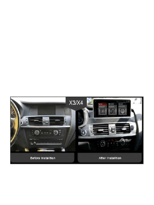 LM Digital Car Audio System for BMW X3 / X4 / X4 (F26) 2011-2016 (Bluetooth/USB/AUX/WiFi/GPS/Apple-Carplay/Android-Auto) with Touch Screen 10.25"
