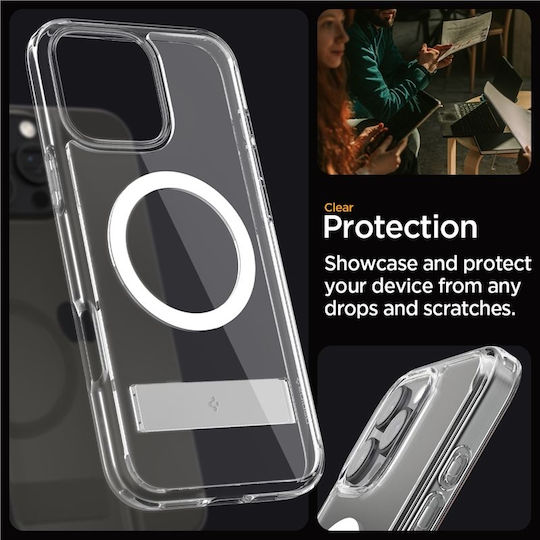 Spigen Ultra Hybrid S Back Cover Plastic / Silicone Transparent (iPhone 16 Pro Max)