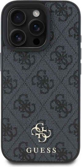 Guess Back Cover Μεταλλικό Γκρι (iPhone 16 Pro)