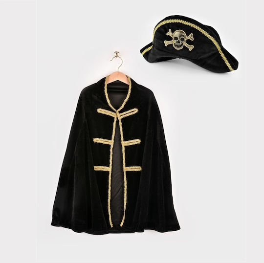 Den Goda Fen Piratenumhang & Hut 98-128 cm F7585