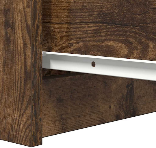 vidaXL Office Storage Drawers & Cabinets Wooden Brown 37.5x35x76cm