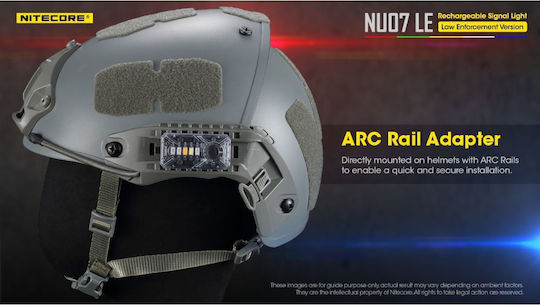 Φακός Κράνους Led Nitecore Headlamp Nu07le