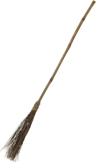 Carnival Broom for Halloween made of Wooden 1pcs