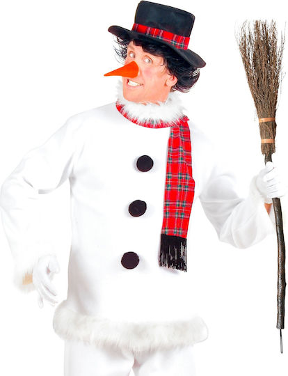 Carnival Broom Coffee for Halloween made of Wood 1pcs