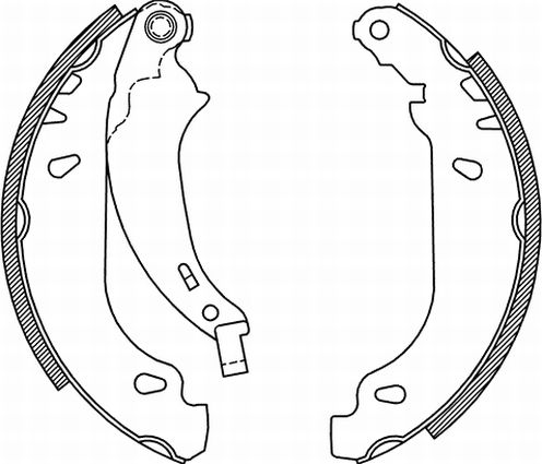 Set Brake Pads Peugeot 206 Sw 2e K Abe C0p019abe
