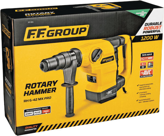 FFG RH 6-42 MX PRO Impact Demolition Hammer Electric 1200W with Chuck SDS Max 10316