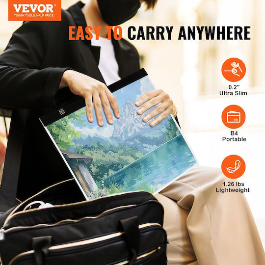 Vevor B4 Led Light Board Usb Powered Tracing Light Pad Diamond Painting
