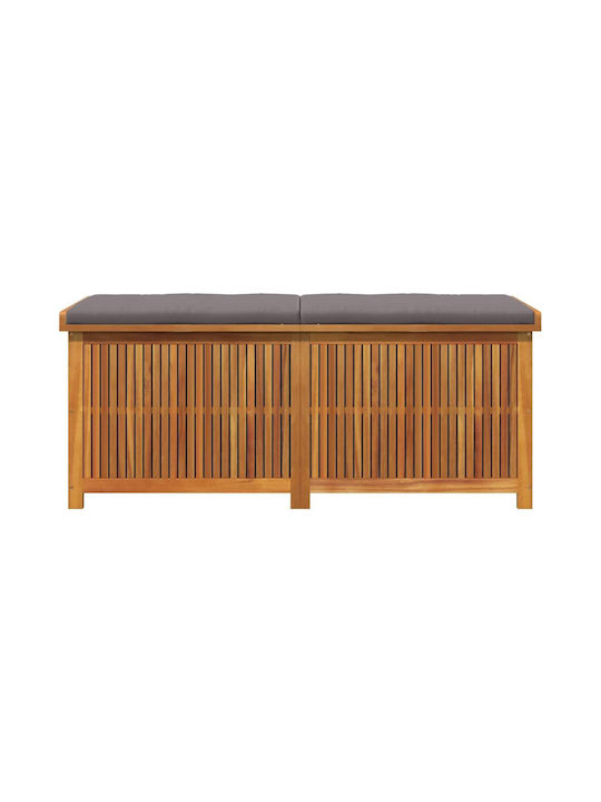 Outdoor Cushion Box 150x50x60.5 cm Solid Fir Wood Brown 150 x 50 x 60.5 cm