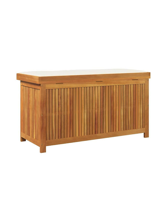 Vidaxl Outdoor Cushion Box 113x50x60.5 cm Solid Acacia Wood