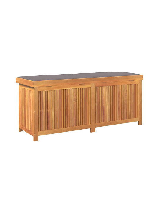 Outdoor Cushion Box 150x50x60.5 cm Solid Fir Wood Brown 150 x 50 x 60.5 cm