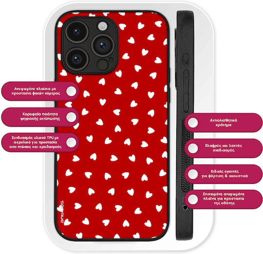 Калъф Sonique Heart Series за Xiaomi Poco X5 Pro 5G Червен