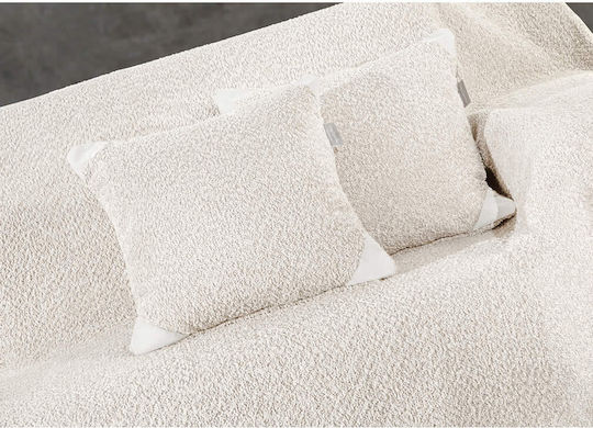 Guy Laroche Lama Ριχτάρι Τριθέσιου Καναπέ Ζακάρ 170x300εκ. Ice