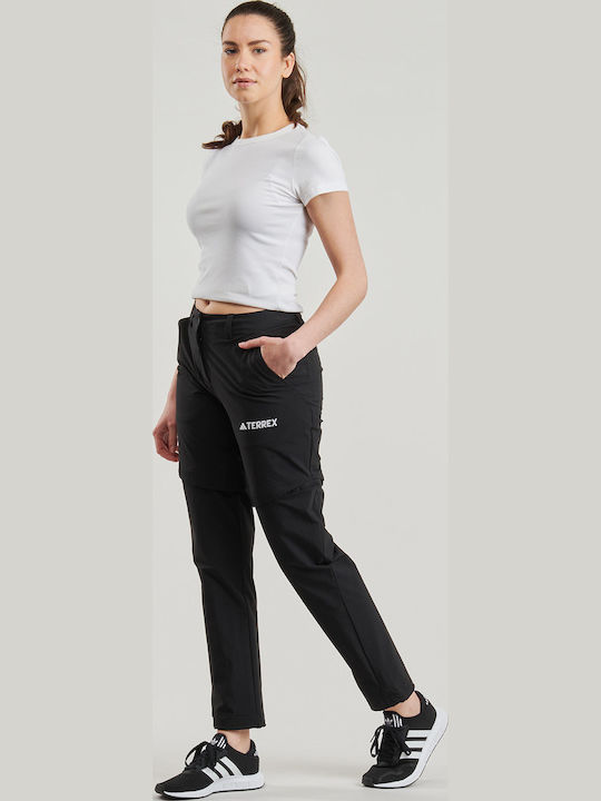 adidas Terrex Femei Lung Pantaloni de drumeție Negru