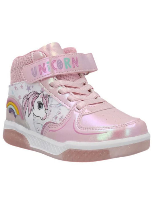 Disney Kids Sneakers High Pink