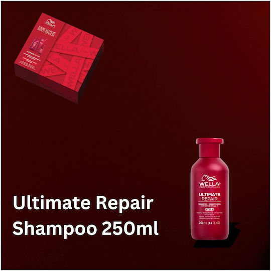 Wella Ultimate Repair Σετ Περιποίησης Μαλλιών Αναδόμησης & Θρέψης για Ταλαιπωρημένα Μαλλιά με Σαμπουάν, Conditioner και Treatment 3τμχ