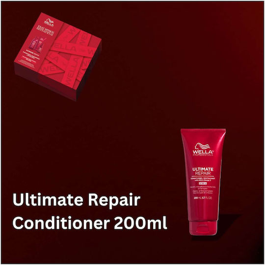 Wella Ultimate Repair Σετ Περιποίησης Μαλλιών Αναδόμησης & Θρέψης για Ταλαιπωρημένα Μαλλιά με Σαμπουάν, Conditioner και Treatment 3τμχ