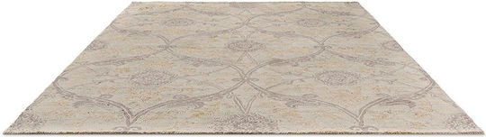 Laura Ashley Endale Soft Lucrat manual Covor Rectangular Bej