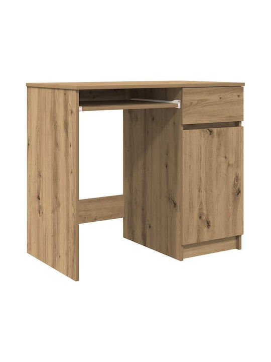 Desk Wooden Artisan Oak, Brown 86x49x76cm