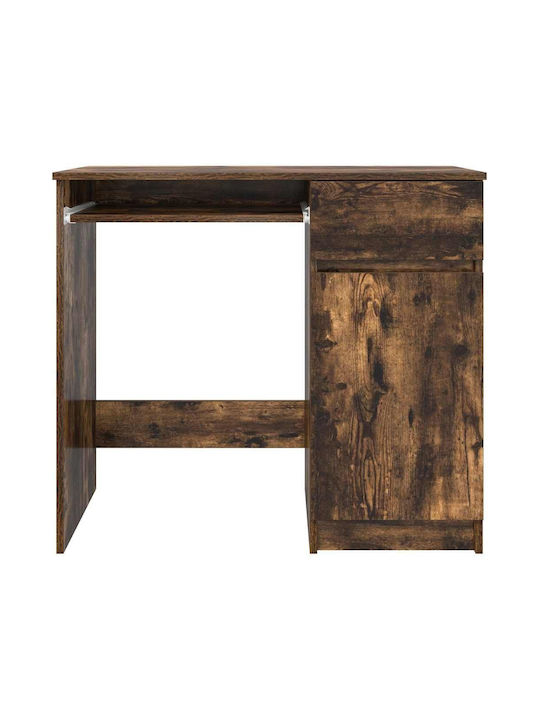 Γραφείο Ξύλινο Καπνιστή Δρυς 86x49x76εκ.