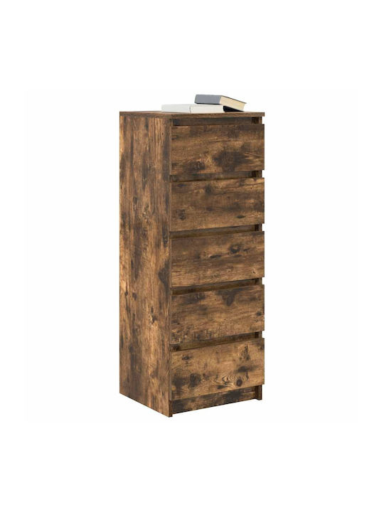 Чекмеджета Офис Дървена Кафяв 37.5x35x99см