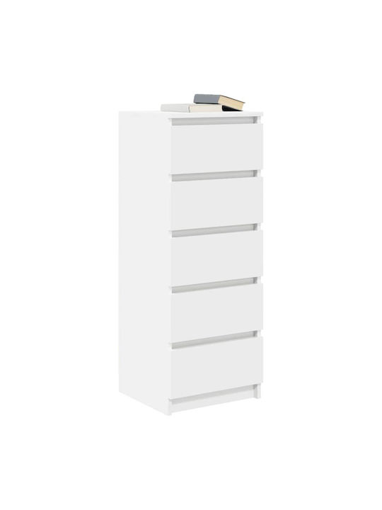 Office Storage Chipboard Drawer White L37.5xW35xH99cm