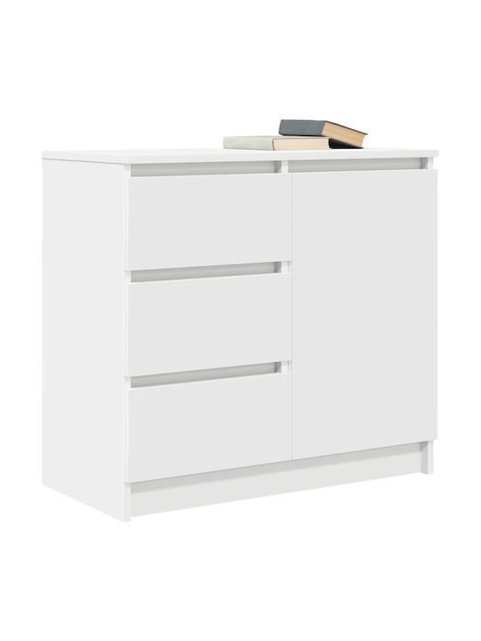 Office Storage Chipboard Drawer White L71xW35xH65cm