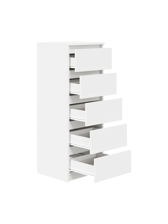 Office Storage Chipboard Drawer White L37.5xW35xH99cm