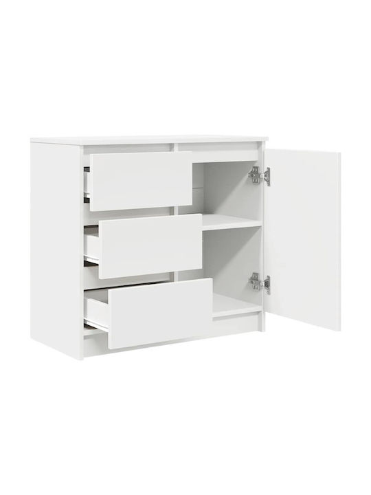 Office Storage Chipboard Drawer White L71xW35xH65cm