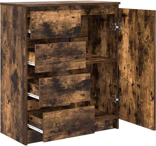 Büroaufbewahrungsschublade aus Holz Braune 71x35x84cm