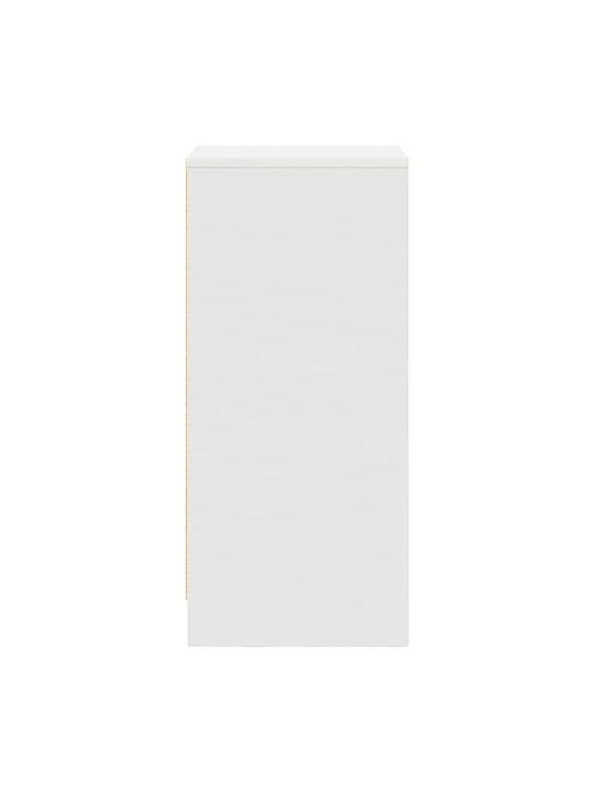 Office Storage Chipboard Cabinet White L29.5xW34xH76cm