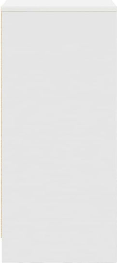 Чекмеджета За Бюро Дървени Бели 29.5x34x76см