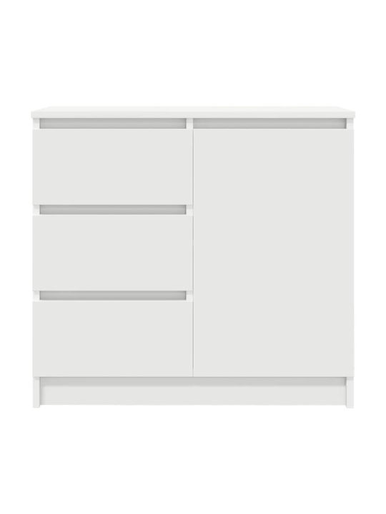 Office Storage Chipboard Drawer White L71xW35xH65cm