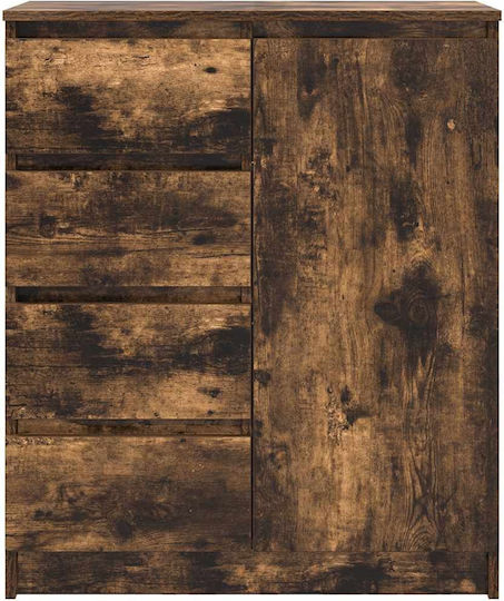 Büroaufbewahrungsschublade aus Holz Braune 71x35x84cm
