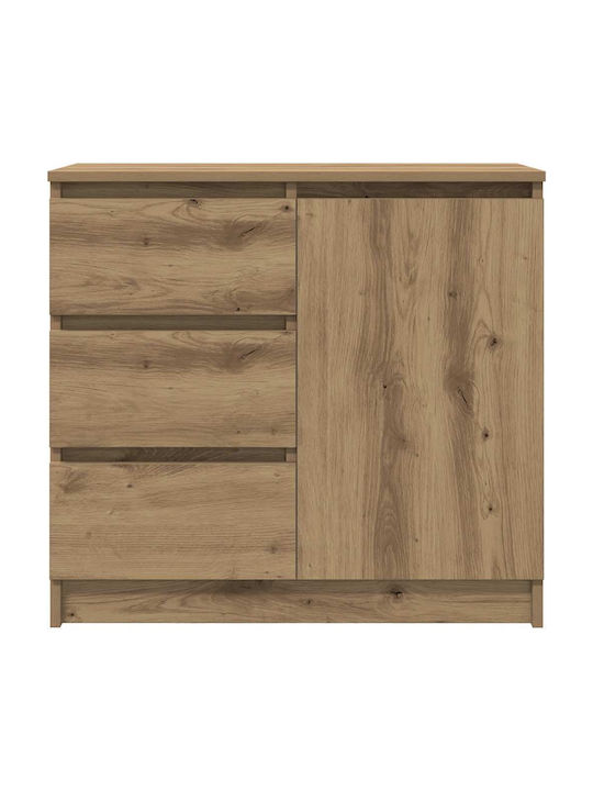 Чекмеджета Офис Дървена Кафяв 71x35x65см