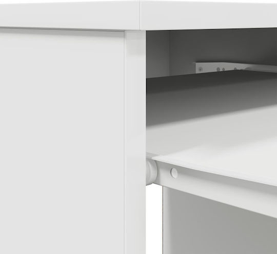 Schreibtisch Holz White 86x49x76cm
