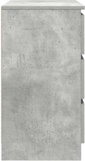 Sertar De Birou Din Lemn Gri 71x35x65cm