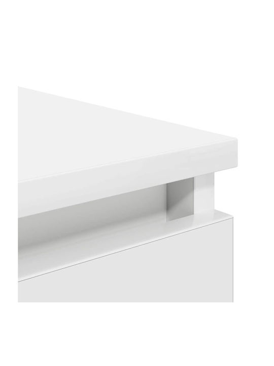 Office Storage Chipboard Drawer White L37.5xW35xH99cm
