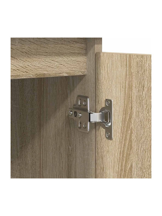Office Storage Chipboard Drawer Coffee L100.5xW35xH76cm