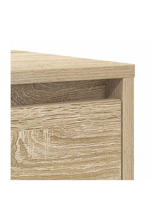 Office Storage Chipboard Cabinet Coffee L29.5xW34xH76cm