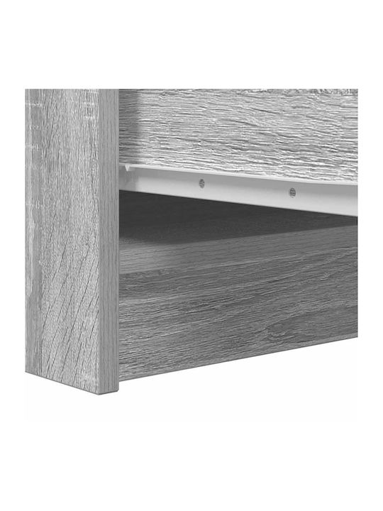 Office Storage Chipboard Drawer Grey Sonoma L29.5xW34xH76cm