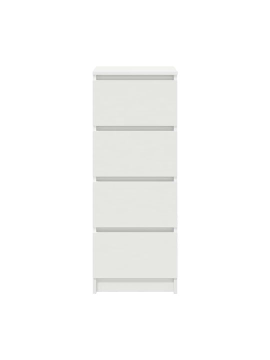 Συρταριέρα Γραφείου Ξύλινη Λευκό 37.5x35x99cm