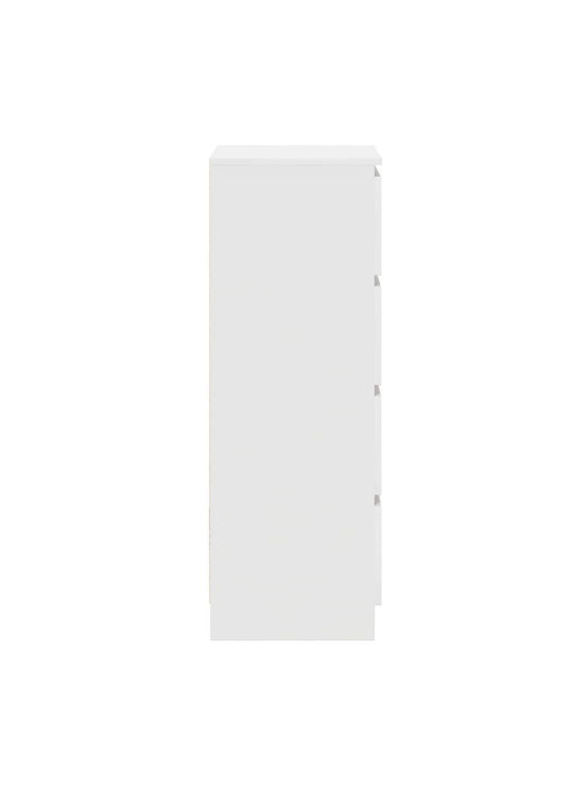 Συρταριέρα Γραφείου Ξύλινη Λευκό 37.5x35x99cm