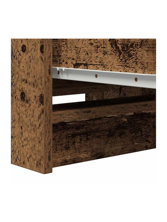 Συρταριέρα Γραφείου Ξύλινη Καφέ 37.5x35x99cm