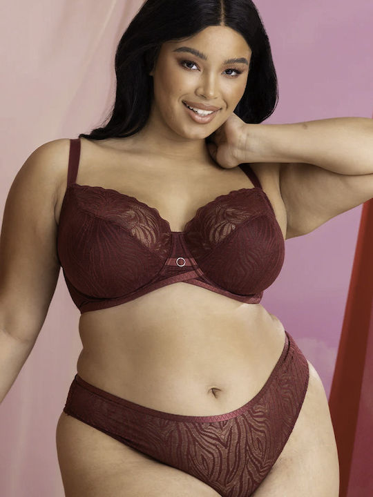 Curvy Kate Minimizer Minimizer Bra Underwire Bordeaux