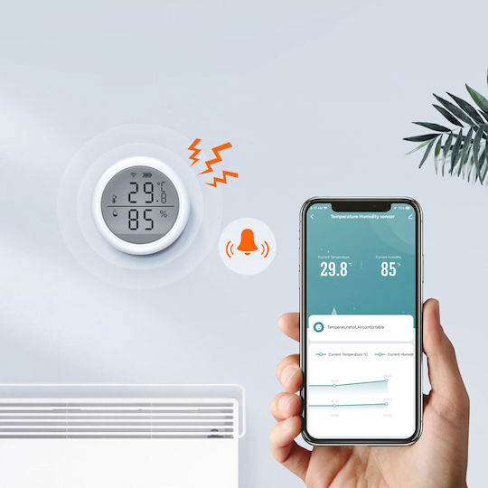Smart Temperature and Humidity Sensor Wi-Fi