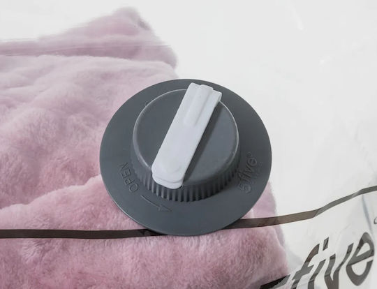 5Five Storage Case For Clothes Airtight and with Vacuum in Gray Color 80x80x38cm 1pcs