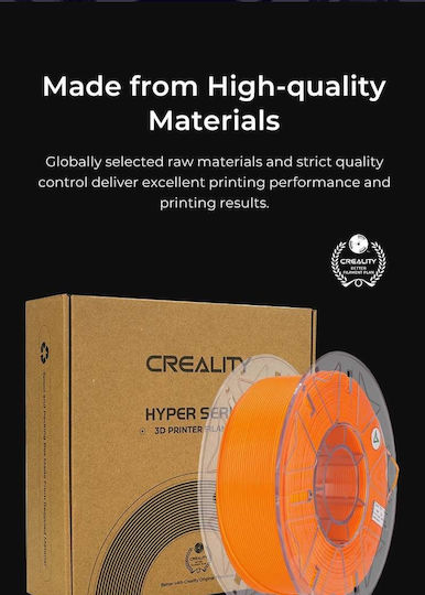 Creality3D PLA RFID 3D Printer Filament 1.75mm Peach Fuzz 1kg 1τμχ (Spool)