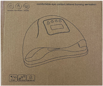 Beauty Salon Lampă pentru Uscare a Unghiilor UV / LED 80W Alb