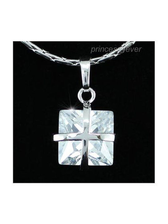 1.5 Carat Solitaire Necklace Leonie Necklace Size 15.5" 17.5" 39.5 Cm 44.5 Cm Gemstone 1.1 Cm X 1.1 Cm 1.5 Carats